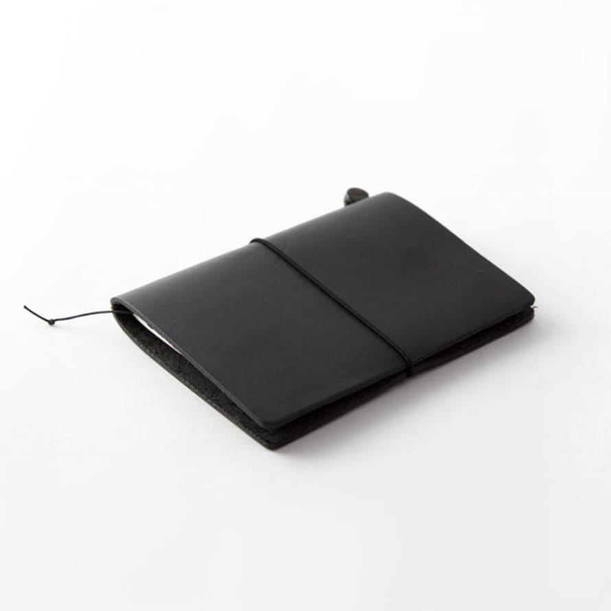 Traveller’s company Leather Passport Notebook Black