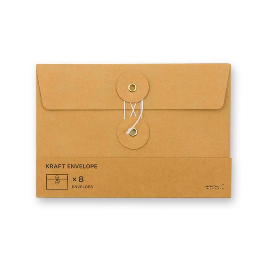 Traveller’s company Kraft Envelope Orange Medium