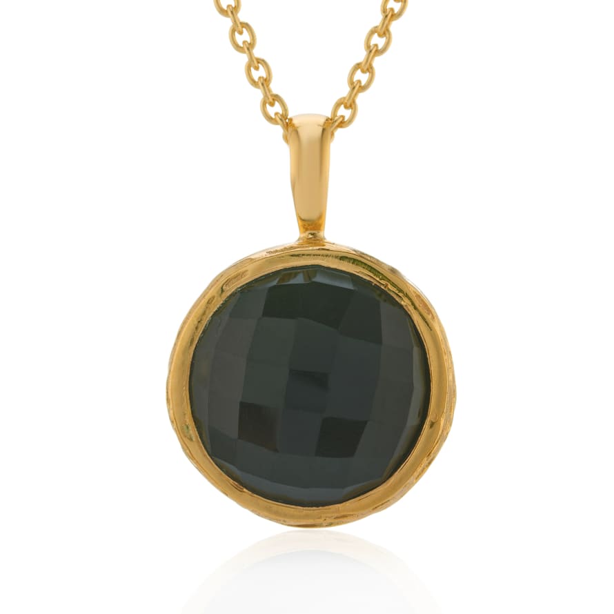 WDTS WDTS Pavani Necklace Gold Onyx