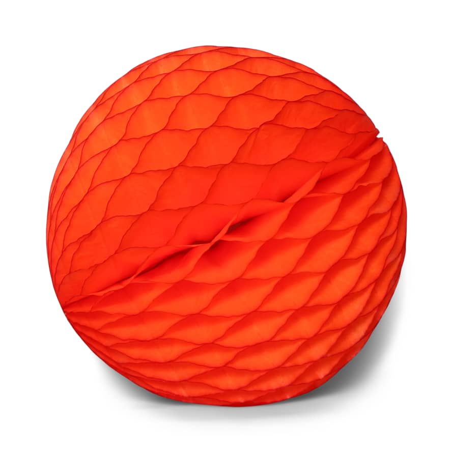 Paper Dreams Honeycomb Ball 25cm - Bright Orange
