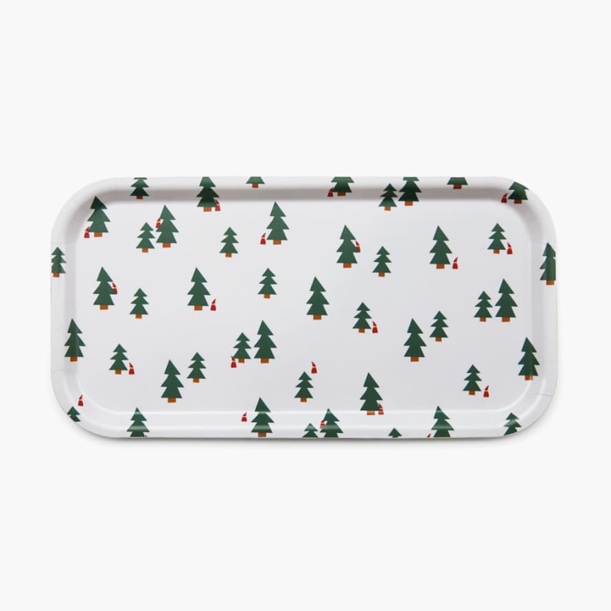 BLU KAT Christmas Forest Serving Tray - 43 x 22 cm 