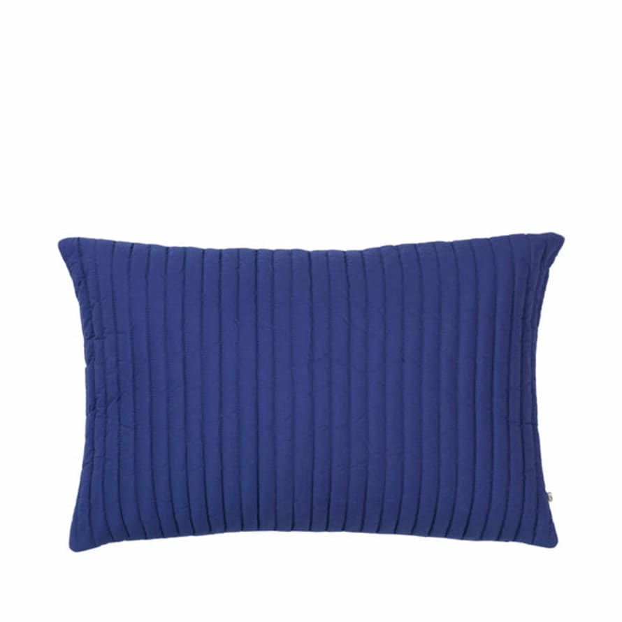 Broste Copenhagen Sena Maritime Blue Cushion Cover 'sena' Cotton Cushion