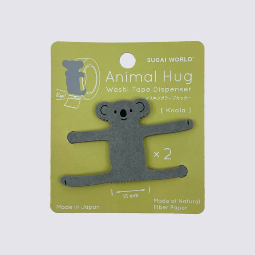 Sugai World Animal Hug Tape Dispenser - Koala