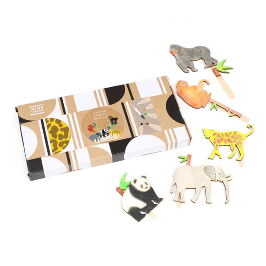 Cotton Twist Save Our Animals Craft Kit By