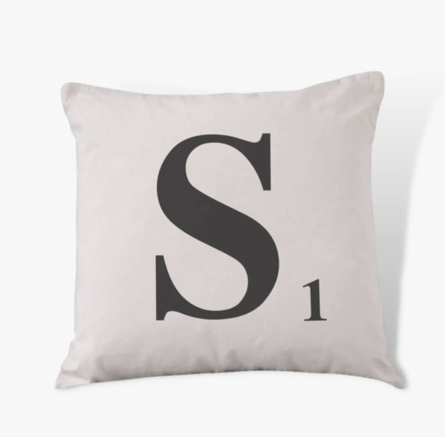 The Letteroom scrabble style cushion