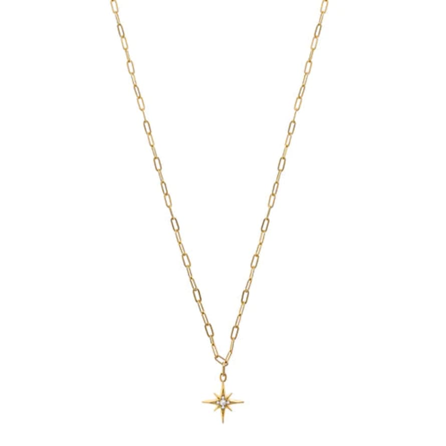 Orelia Pearl Starburst Long Necklace - Gold/silver