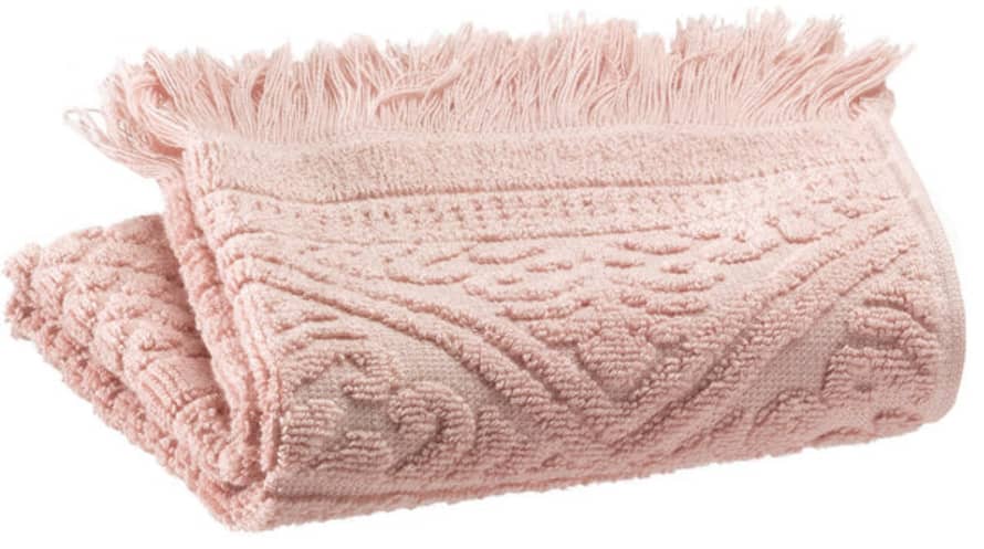 Viva Raise Guest Towel In Aubepine Pale Pink