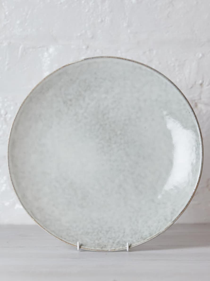 Broste Copenhagen Nordic Sand Large Stoneware Dinner Plate