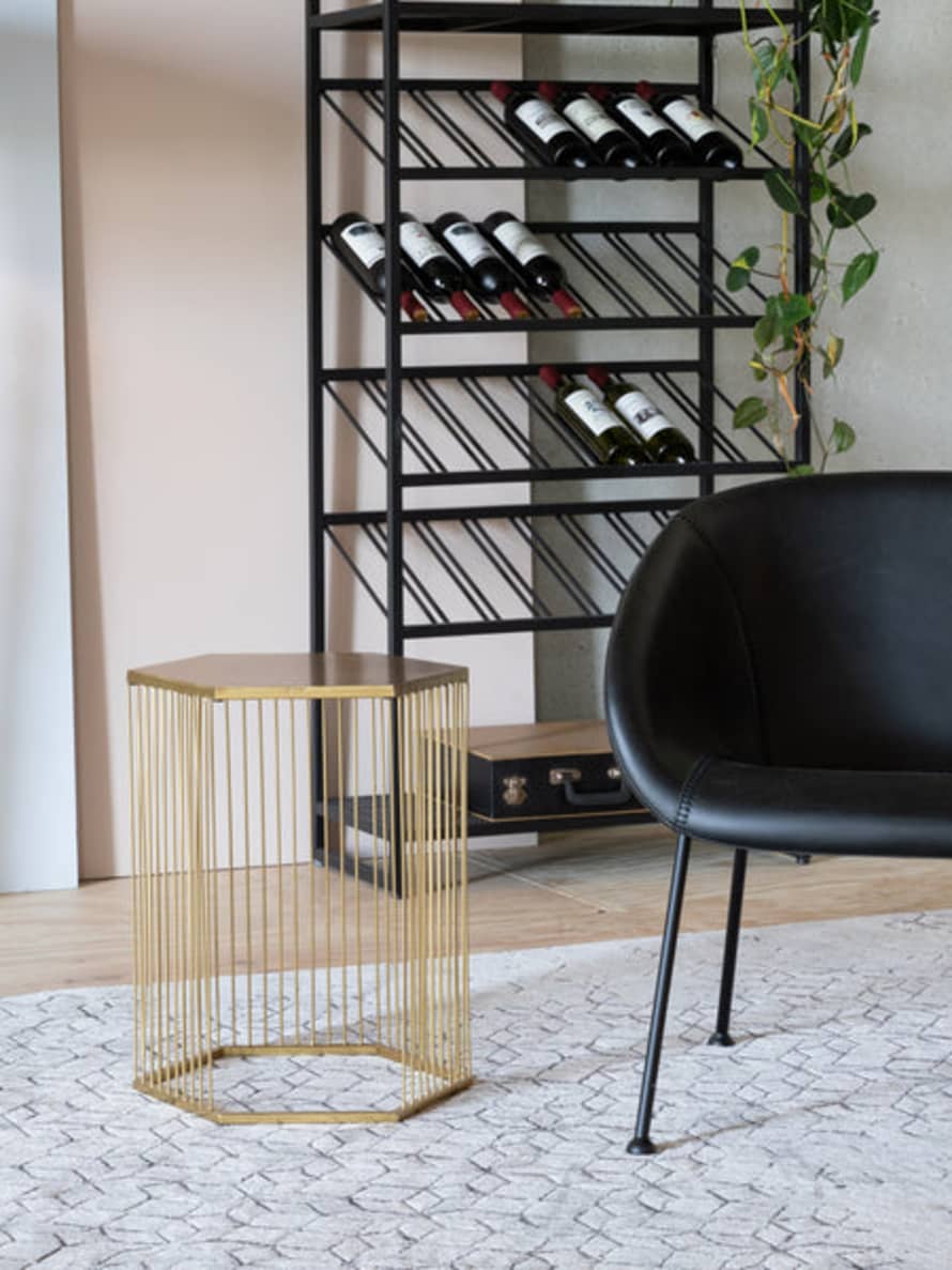 Zuiver Queenbee Side Table In Gold