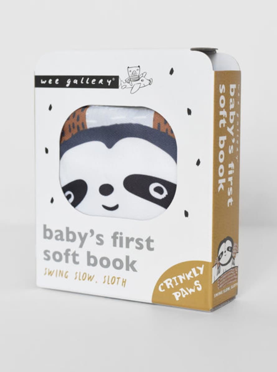 Wee Gallery Baby's First Soft Book Sloth