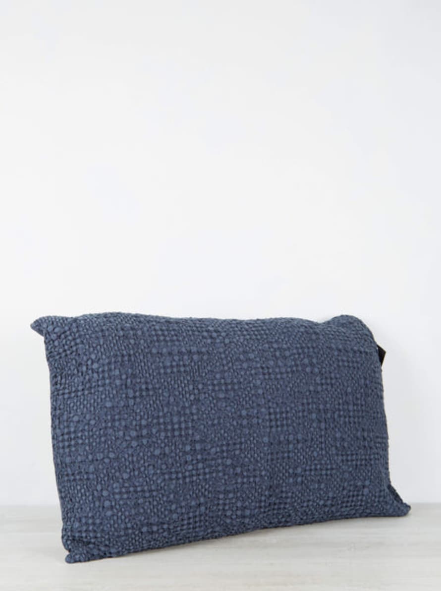 Viva Raise Tana Stonewashed Bed Cushion Cobalt Blue