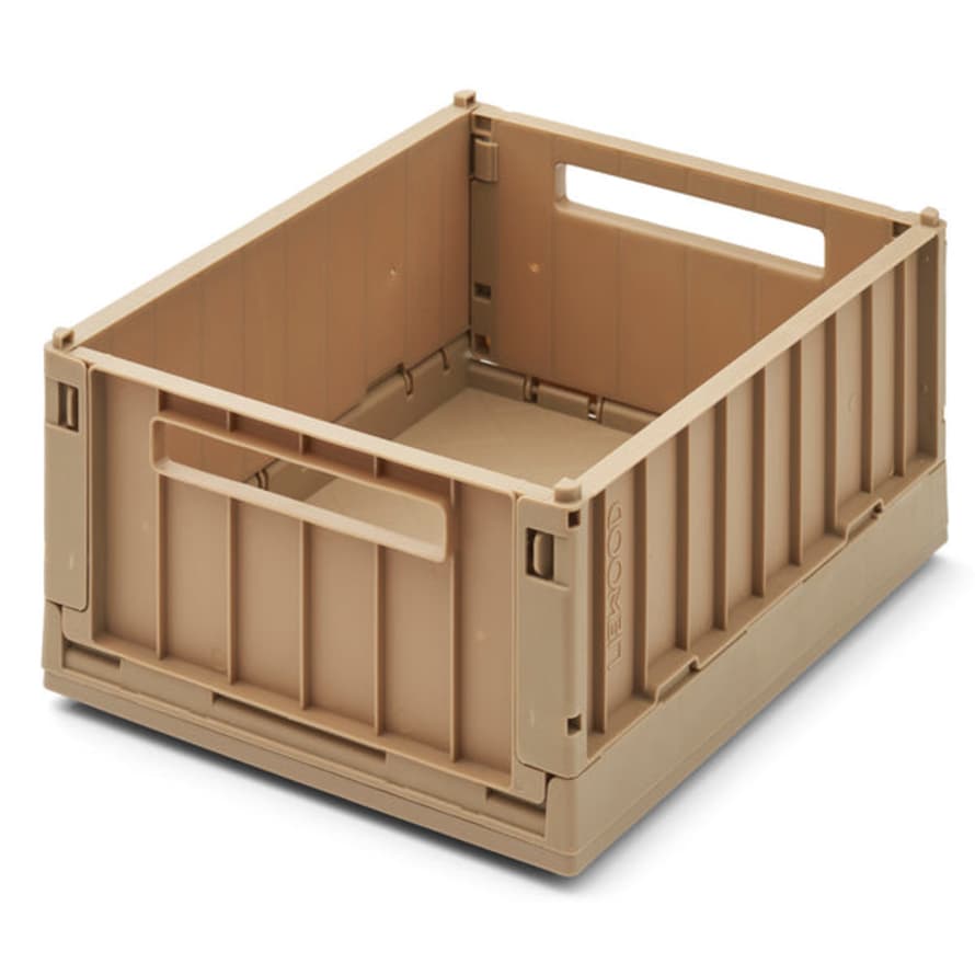 Lillian Daph Weston Small Storage Box With Lid - Oat - 2 Pack