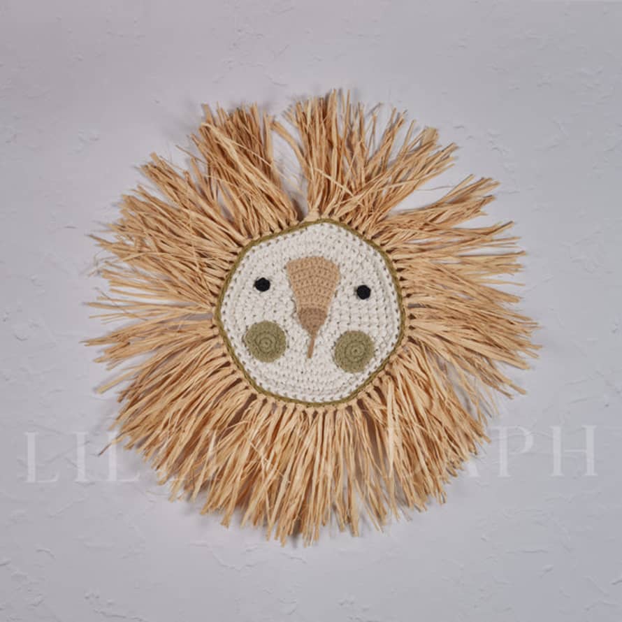 ILA Y ELA Crochet Lion Sage Green