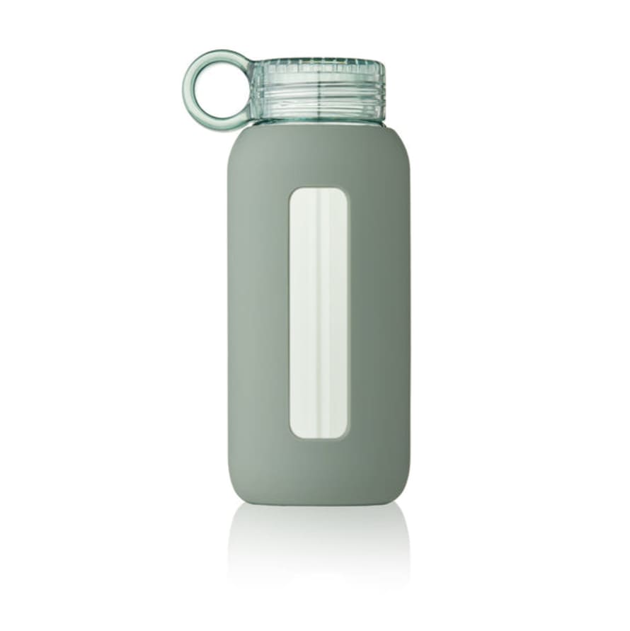 Liewood Yang 350ml Water Bottle - Faune Green & Peppermint