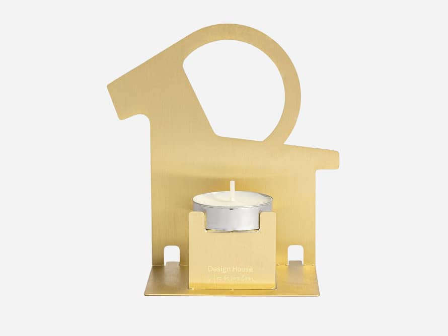 Design House Stockholm  Pop- Up Candle Holder Goat- Brass