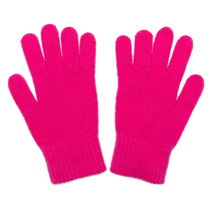 Green Thomas Knitwear Glove - Pink