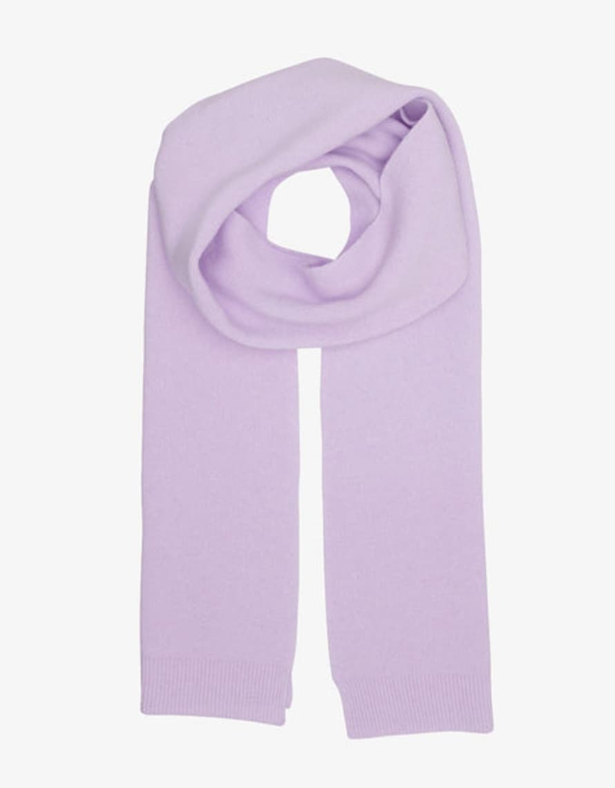 Colorful Standard Soft Lavender Merino Wool Scarf