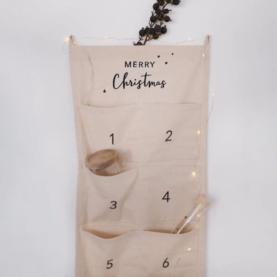 Eulenschnitt Scandi Merry Christmas Fabric Advent Calendar