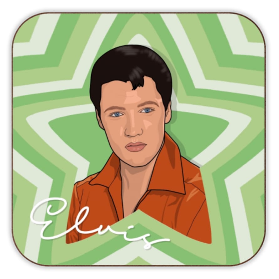 Art Wow Elvis Presley Coaster