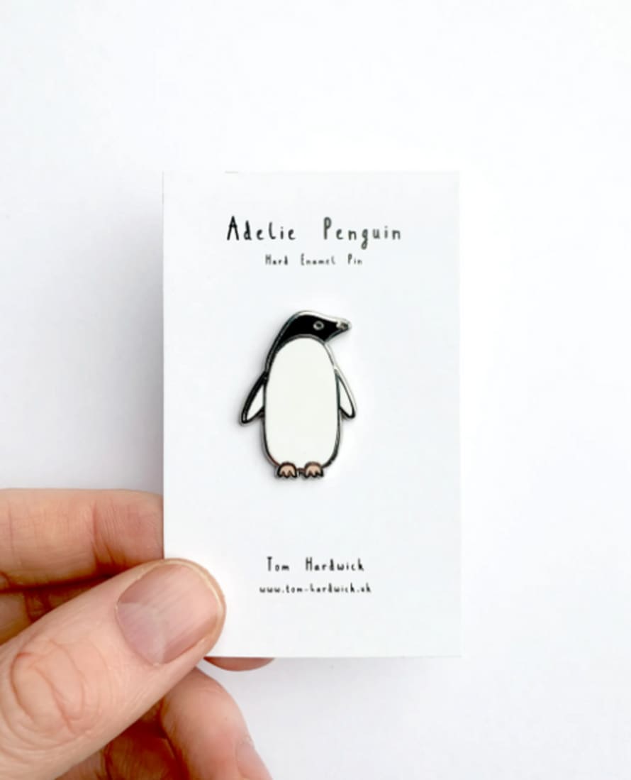Tom Hardwick Adelie Penguin Enamel Pin Badge