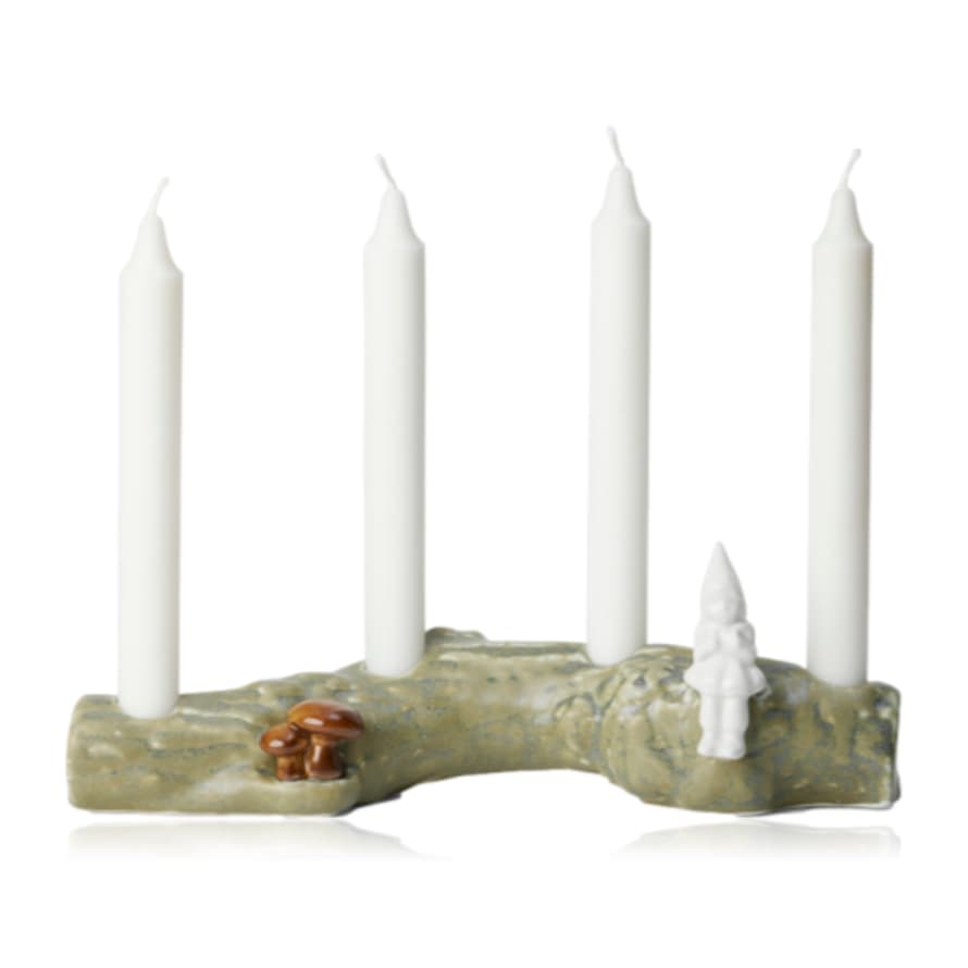 Kähler Christmas Tales Ceramic Advent Candle Holder 