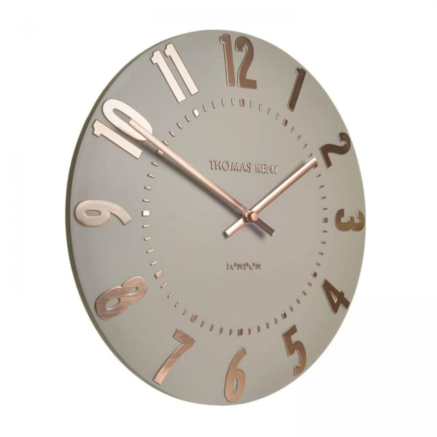 Distinctly Living 20" Mulberry Wall Clock Rose Gold