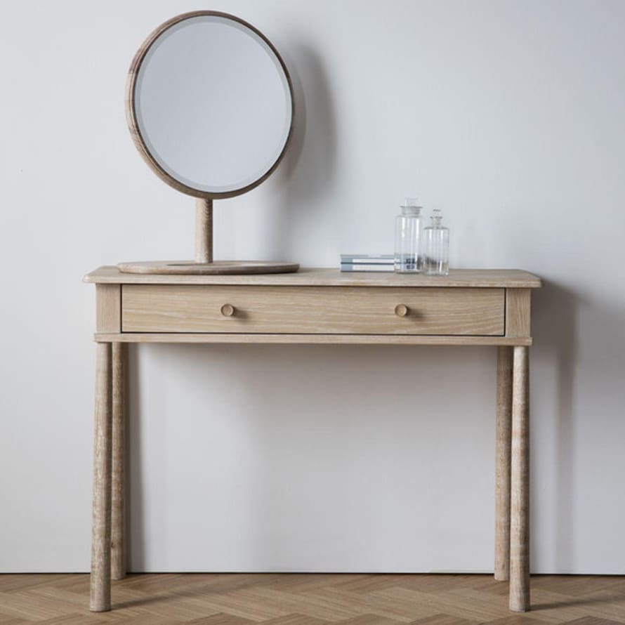 Distinctly Living Balham Dressing Table Mirror - Oak Or Black