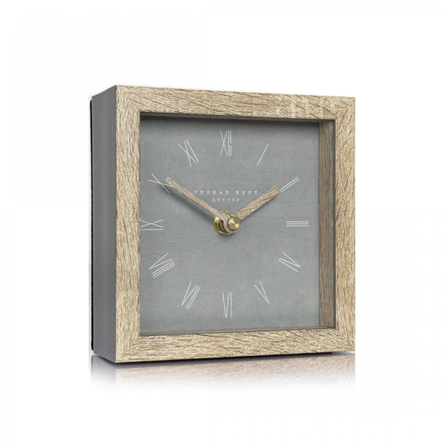 Distinctly Living 5'' Nordic Mantel Clock Cement