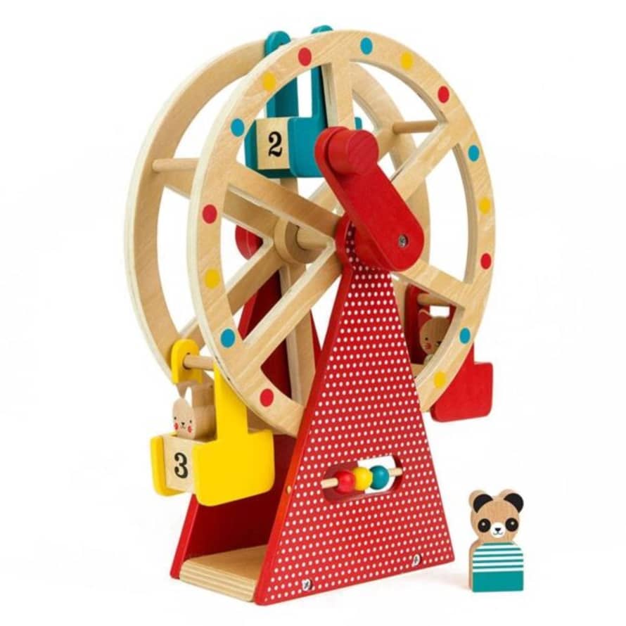 petit college Carnival Play Set Wooden Ferris Wheel