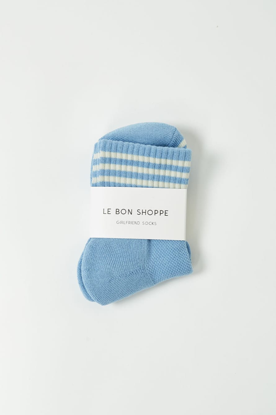 Le Bon Shoppe Parisian Blue Girlfriend Socks