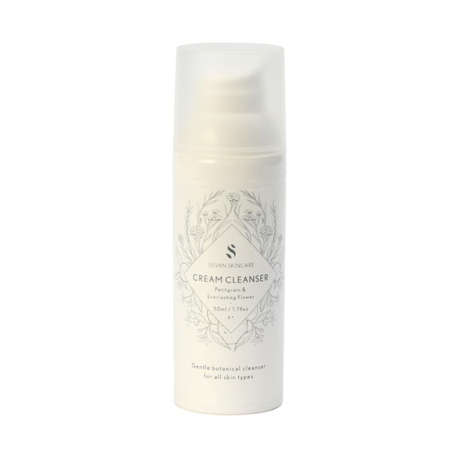 Silvan Skincare Gentle Cream Cleanser With Pettigrain And Everlasting Flower - 50ml