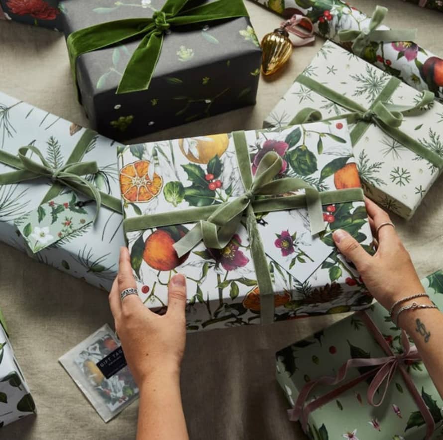 Catherine Lewis The Festive Botanist Wrapping Paper