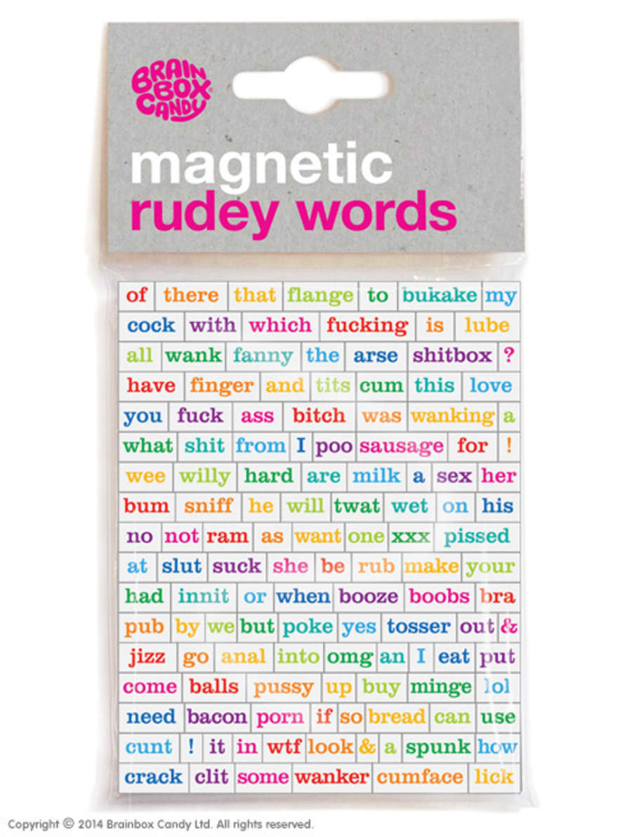 Brainbox Candy Magnetic Rudey Words