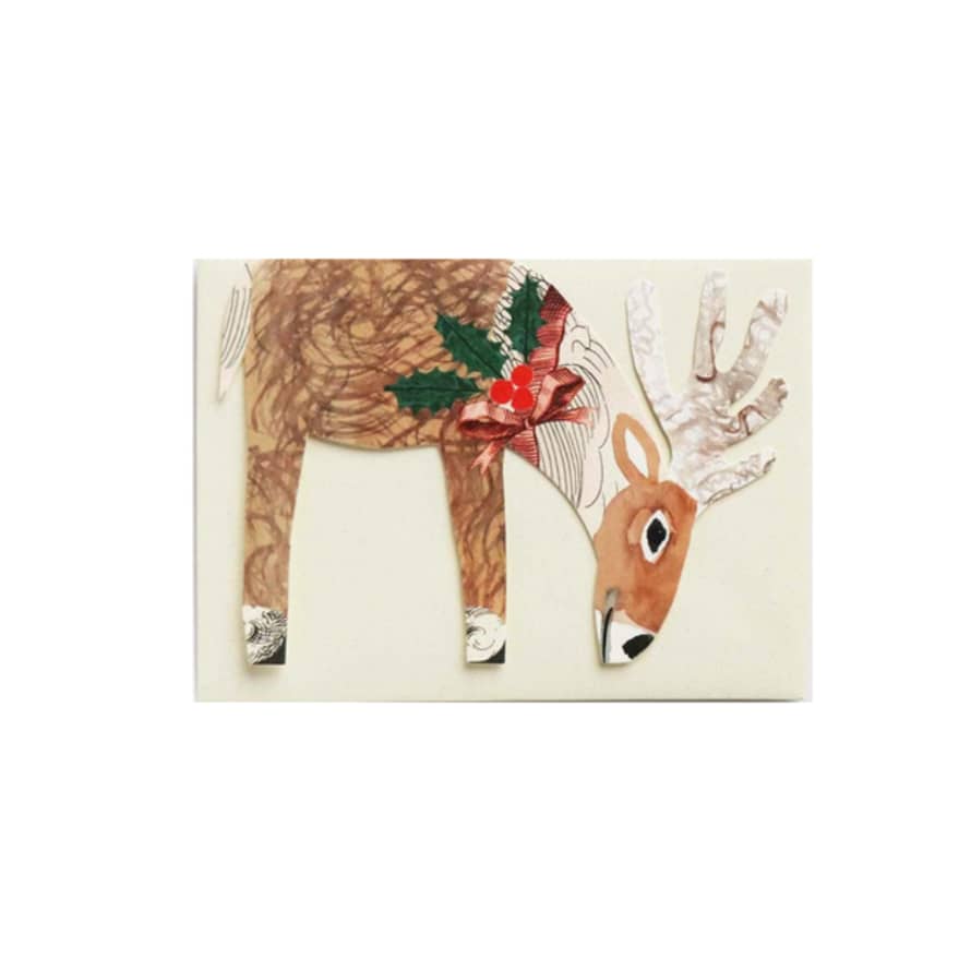 Hadley Paper Goods Reindeer Cards Pack Of 6