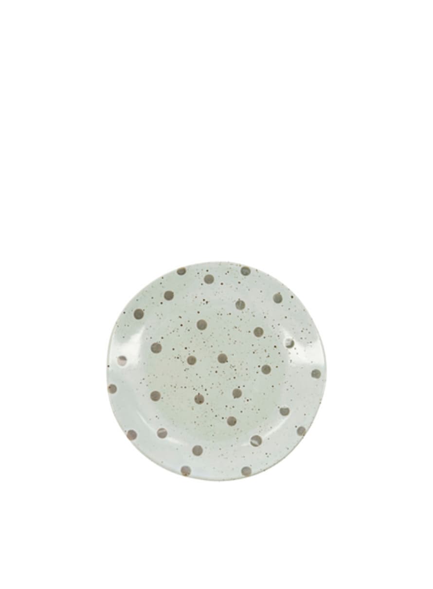 House Doctor Medium Beige Dots Plate From