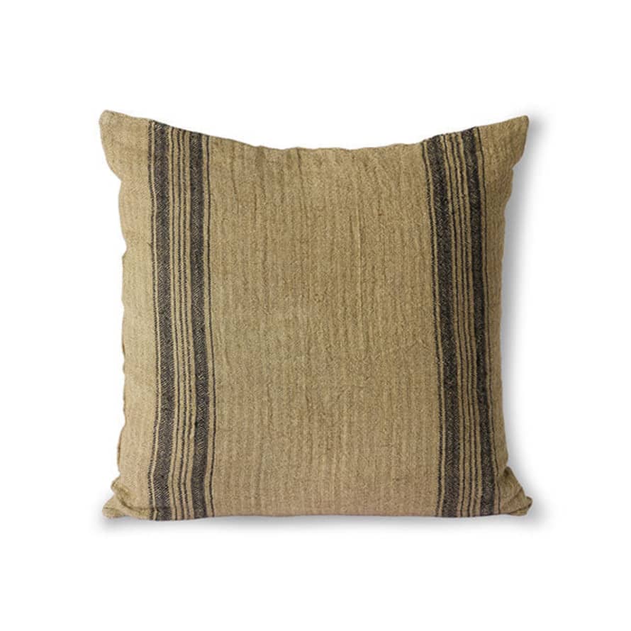 HK Living Linen Cushion Beige (45x45cm)