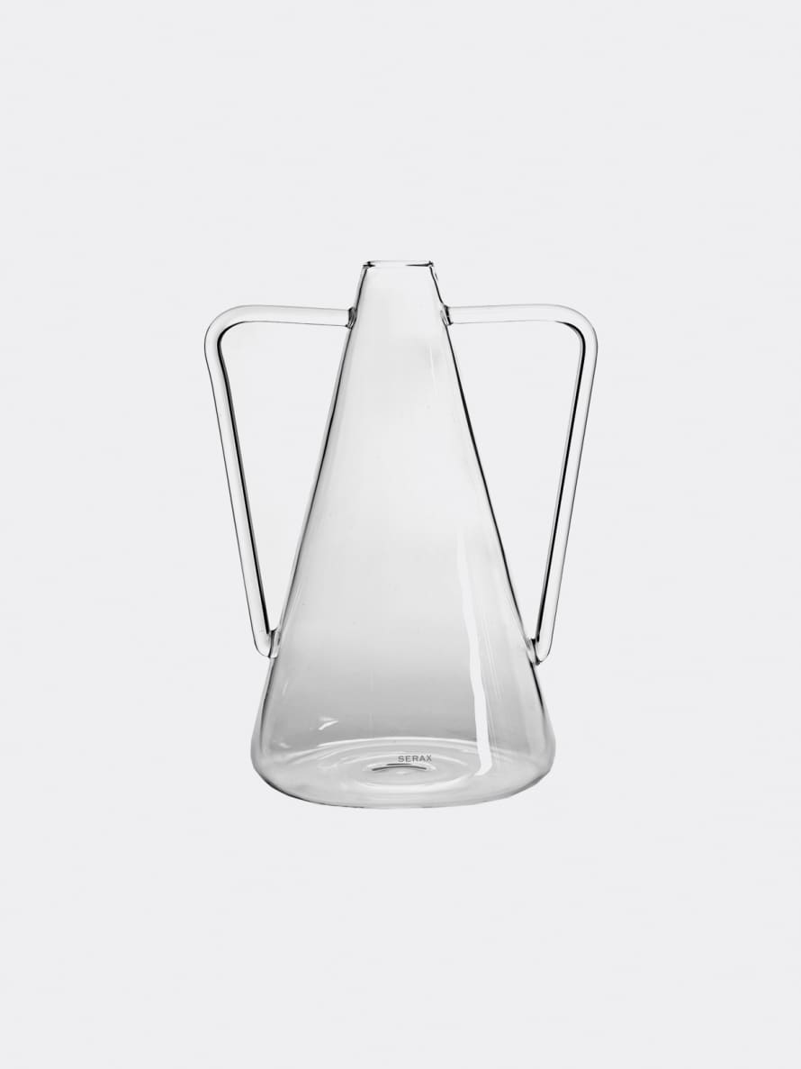 Serax Geometric and Minimalist Glass Vase Design by Giorgio Bonaguro