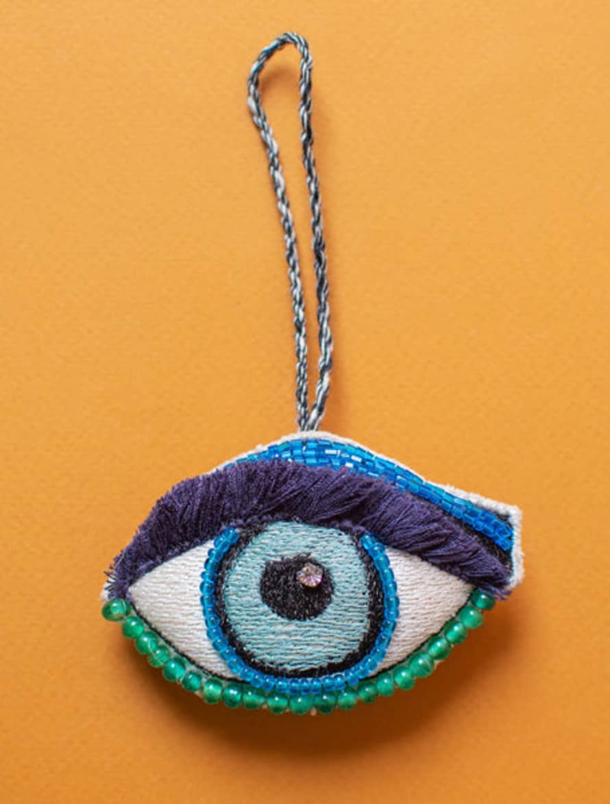 Ian Snow Embroidered Third Eye Decoration