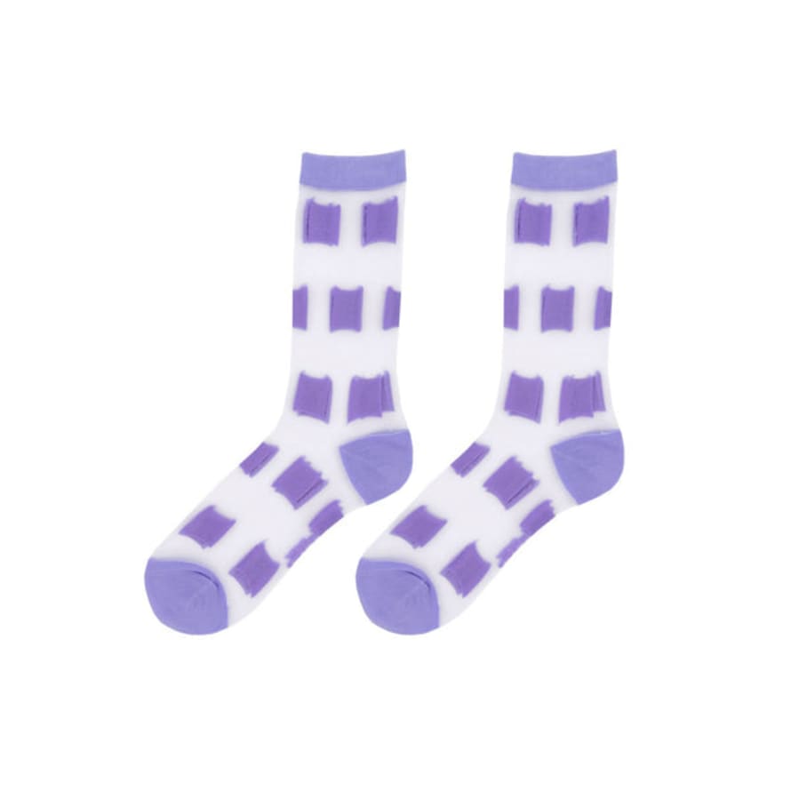 Coucou Suzette Rectangle Sheer Socks