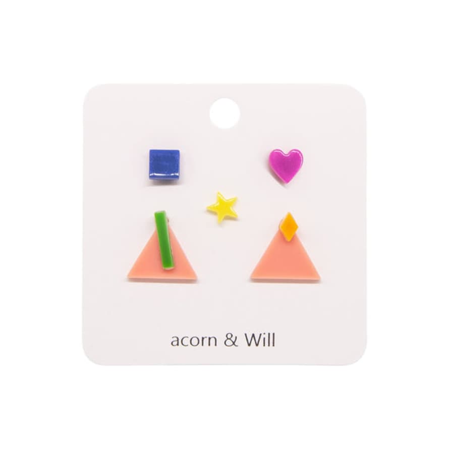 Acorn & Will Shapes Earrings