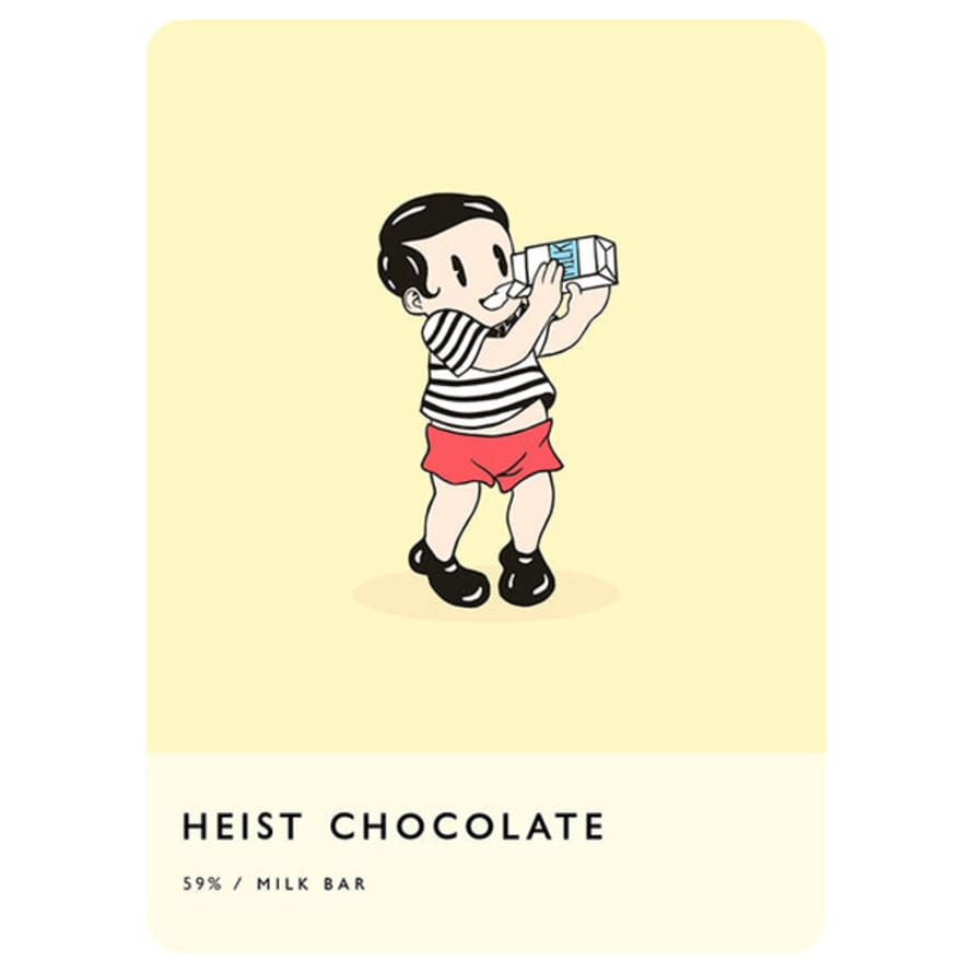 Heist Chocolate 59 Percent Milk Bar