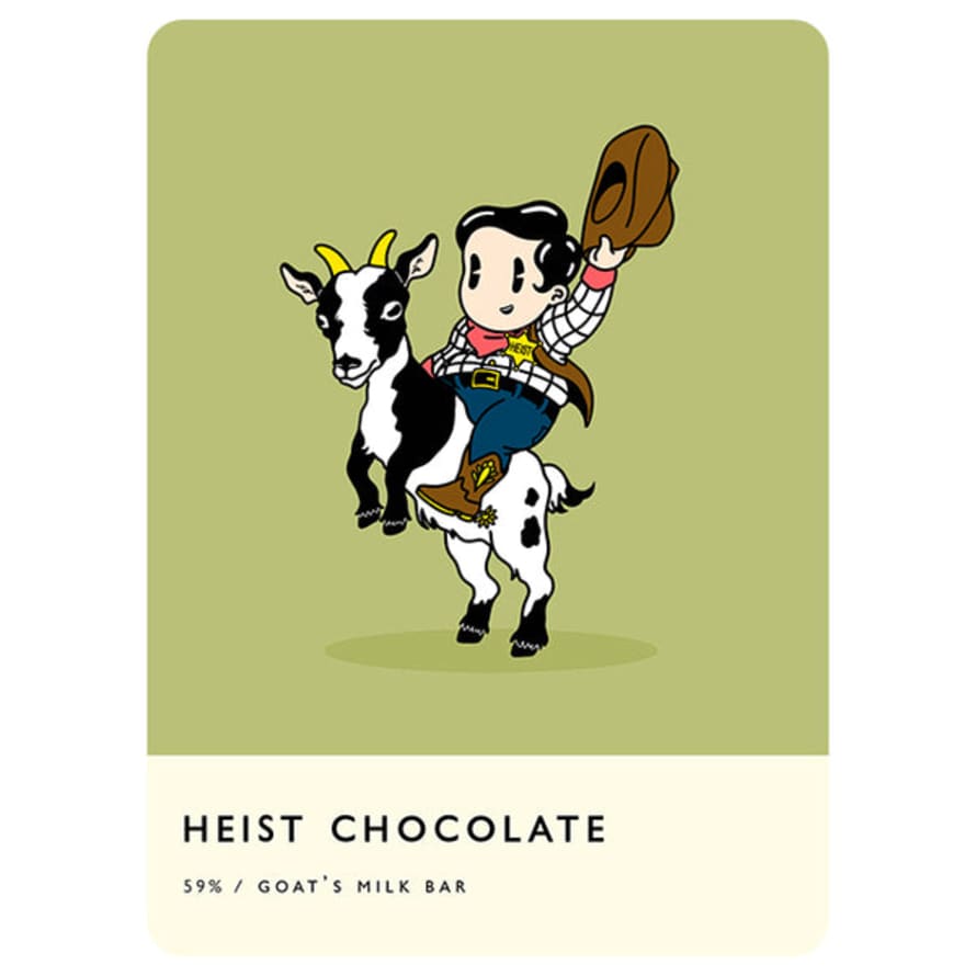 Heist Chocolate Heist 59 Percent Goats Milk Bar