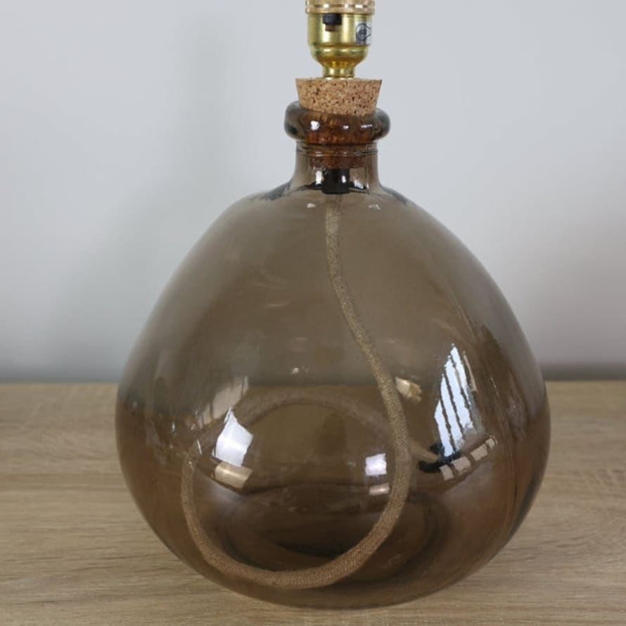 Jarapa Recycled Smoke Glass Lamp