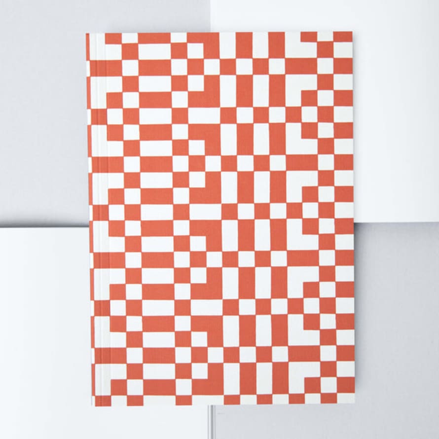 Ola Design Studio A5 Layflat Daily Planner - Otti Print In Rust