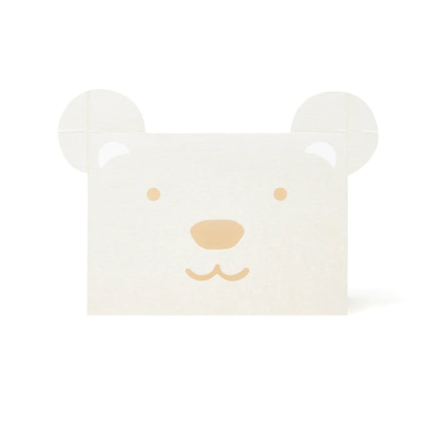 1973 Cut and Make Polar Bear Card