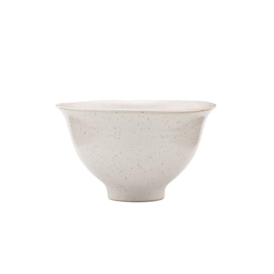 House Doctor Pion Speckled White/grey Deep Bowl
