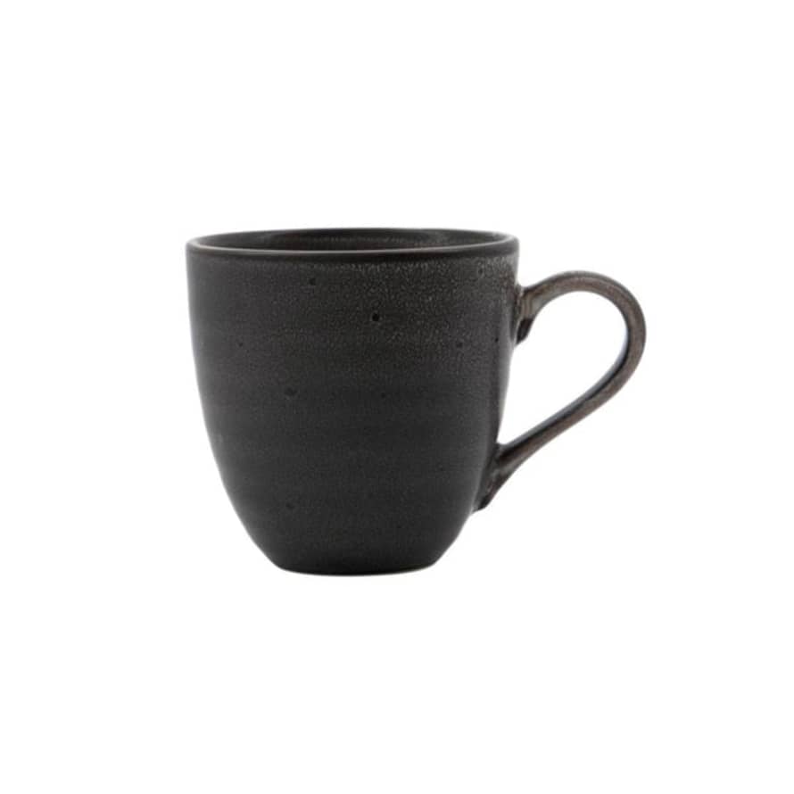House Doctor Ceramic Dark Grey Rustic Mug