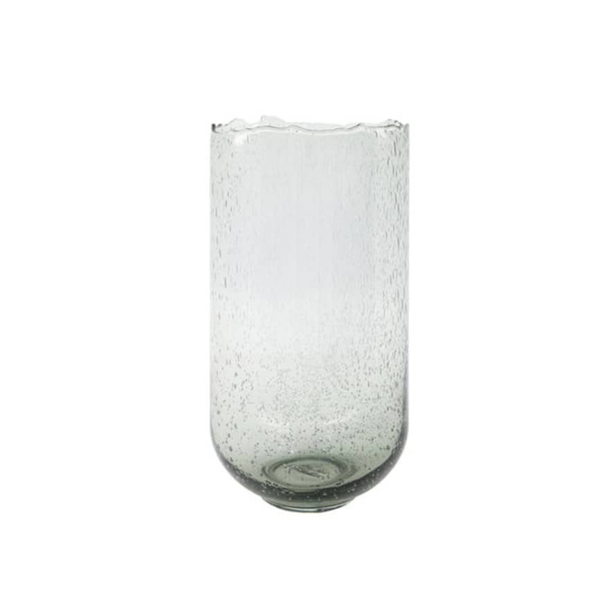 House Doctor Alko Grey Glass Vase