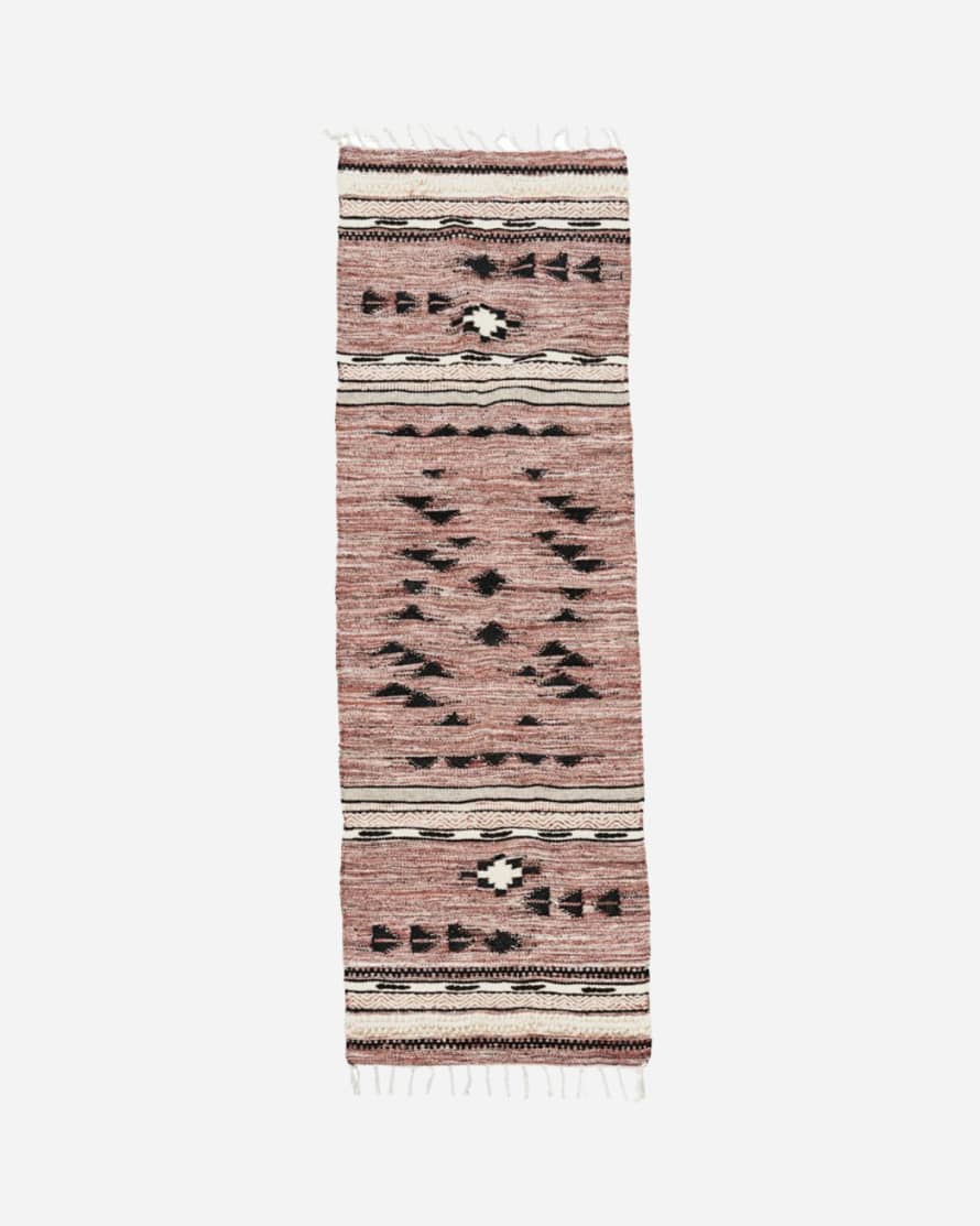 House Doctor Rug Tribe Red/Brown (70x240cm)