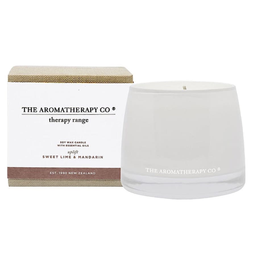 Aromatherapy Co. NZ Uplift Therapy Candle Sweet Lime & Mandarin 260g